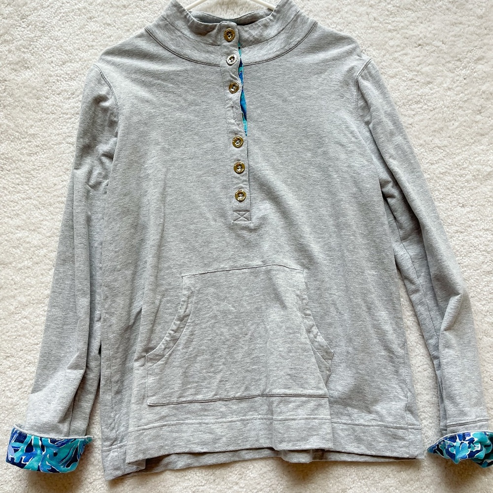 Lilly Pulitzer Gray Popover